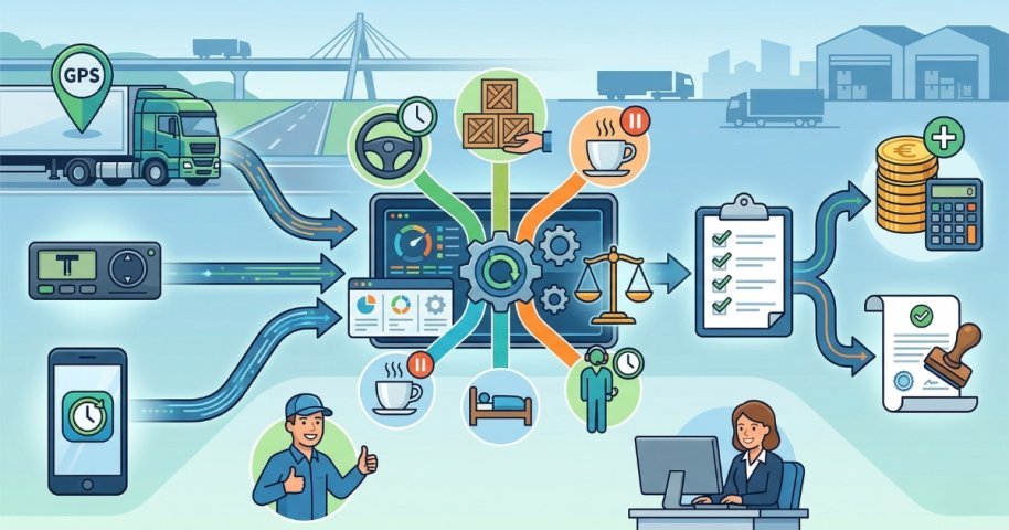Uren monitoring transport