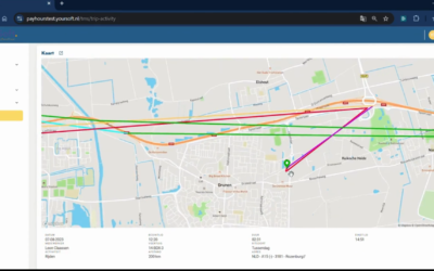 Locaties ritten controleren transport