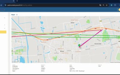 Locaties ritten controleren transport